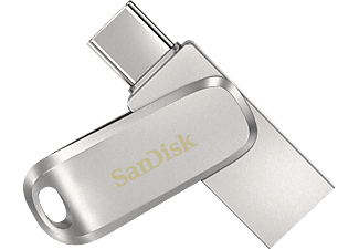 SANDISK Ultra Dual Drive Luxe - Chiavetta USB  (1 TB, Argento)