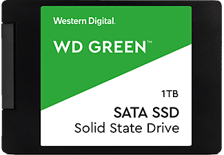 WESTERN DIGITAL Green - Festplatte (SSD, 1 TB, Schwarz)