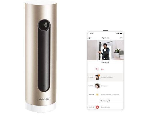 NETATMO Welcome - Caméra de surveillance (Full-HD, Caméra d'intérieur intelligente avec détection des visages)