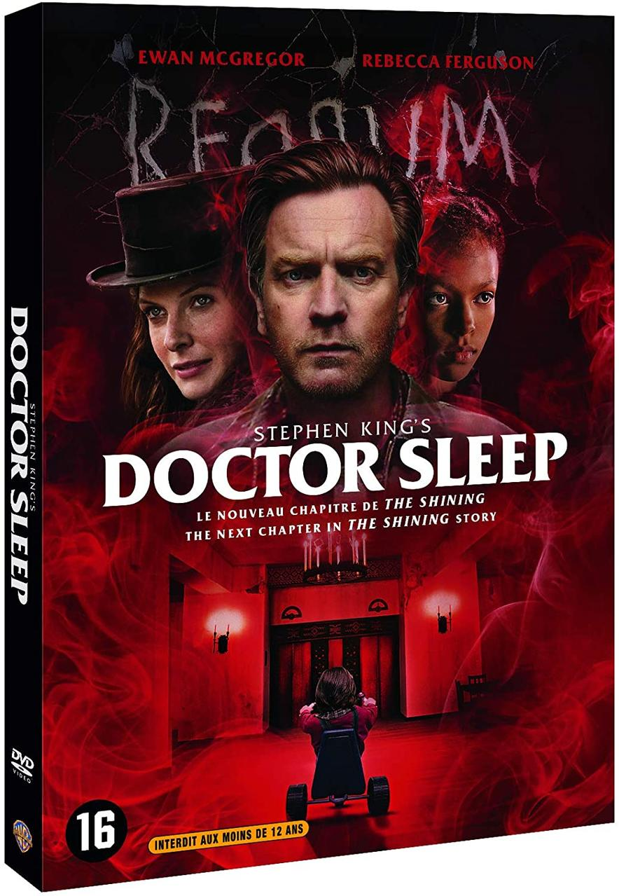 Couverture de DVD du film avec Ewan McGregor, titre : Doctor Sleep.