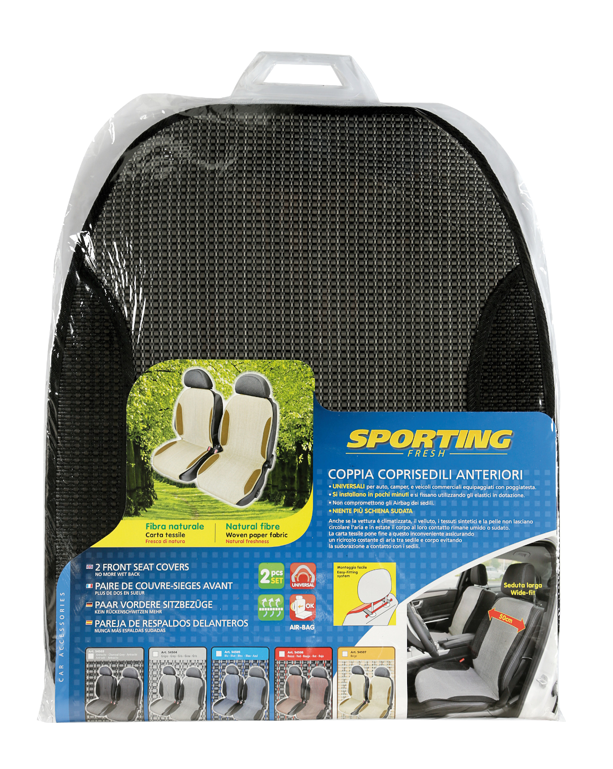 LAMPA Sporting ülésvédő, antracit