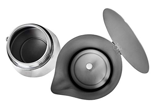 Cafetera tradicional - Jata CAX6, 6 tazas, Apta inducción, Inox