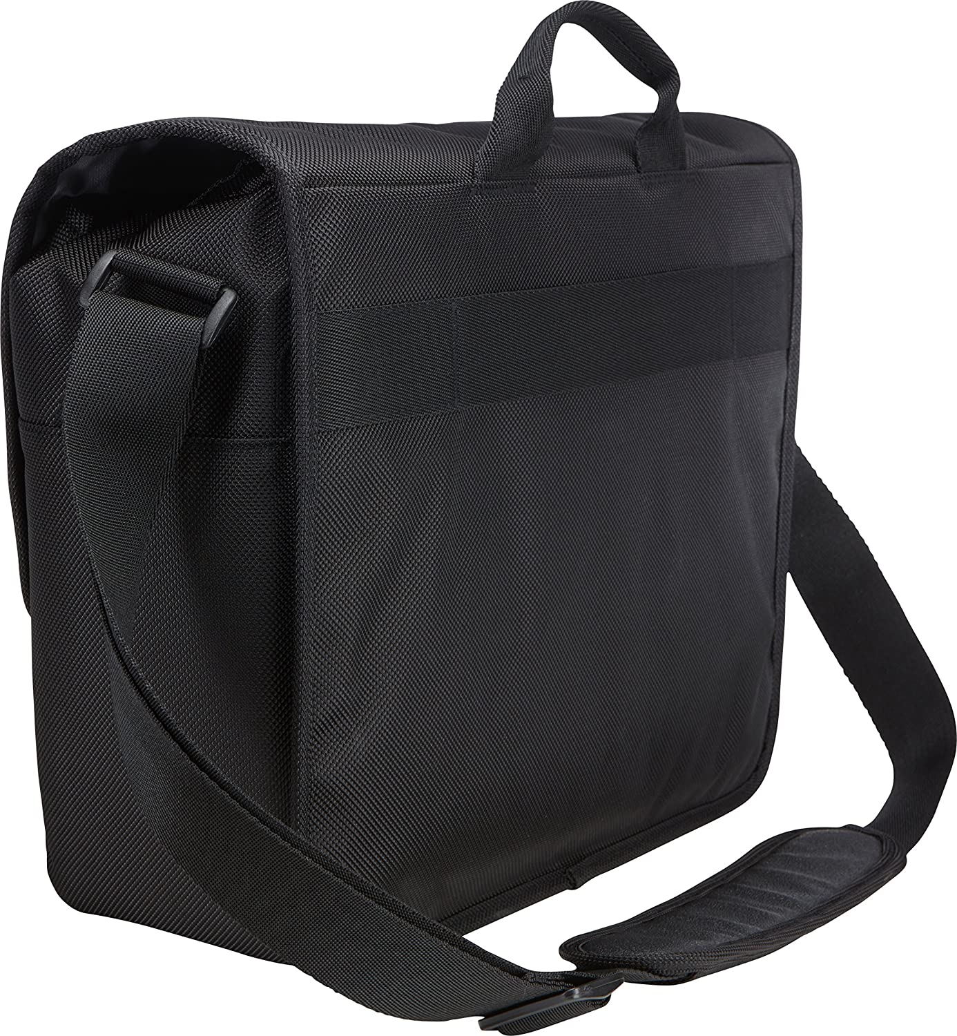 Maletín para portátil - Case Logic Bryker BRYM114K, Para portátiles hasta 14", Bandolera, Polyester, Negro