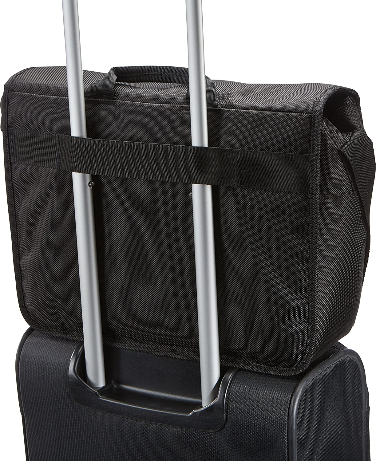 Maletín para portátil - Case Logic Bryker BRYM114K, Para portátiles hasta 14", Bandolera, Polyester, Negro