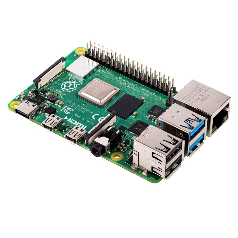 Placa base - Raspberry, Pi 4 Modelo B 4GB, LPDDR4, Broadcom BCM2711B0