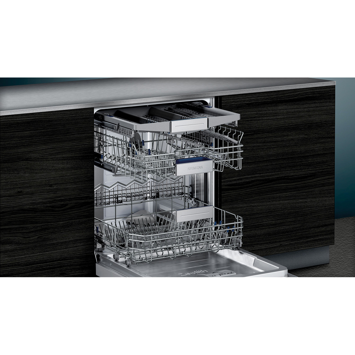 Lavavajillas integrable- Siemens SN758X, 14 servicios, 8 programas, 60 cm, Home Connect, Inox
