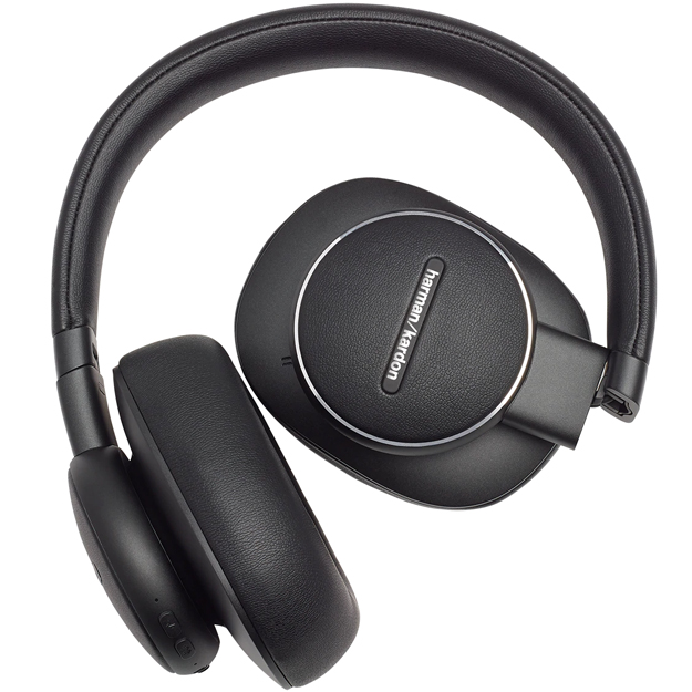 Auriculares inalámbricos - Harman Kardon Fly, De diadema, Bluetooth, Cancelación ruido, Hasta 20 horas, Negro