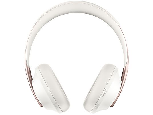 Auriculares inalámbricos - Bose 700 Soapstone, De diadema, Bluetooth, Cancelación ruido, Hasta 20 horas, Blanco