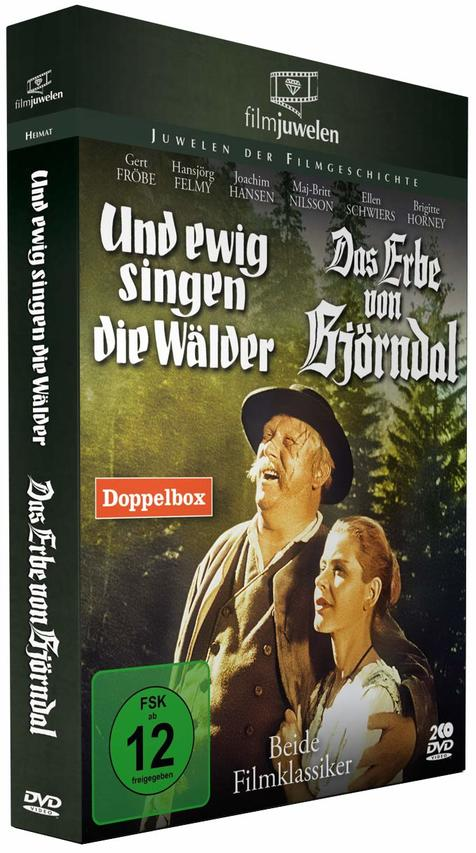 Eine DVD-Box mit zwei Personen im Wald auf dem Cover und deutschem Text.
