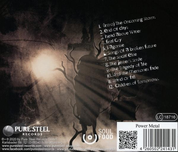 Rückseite des Albums 'Children of Tomorrow'.