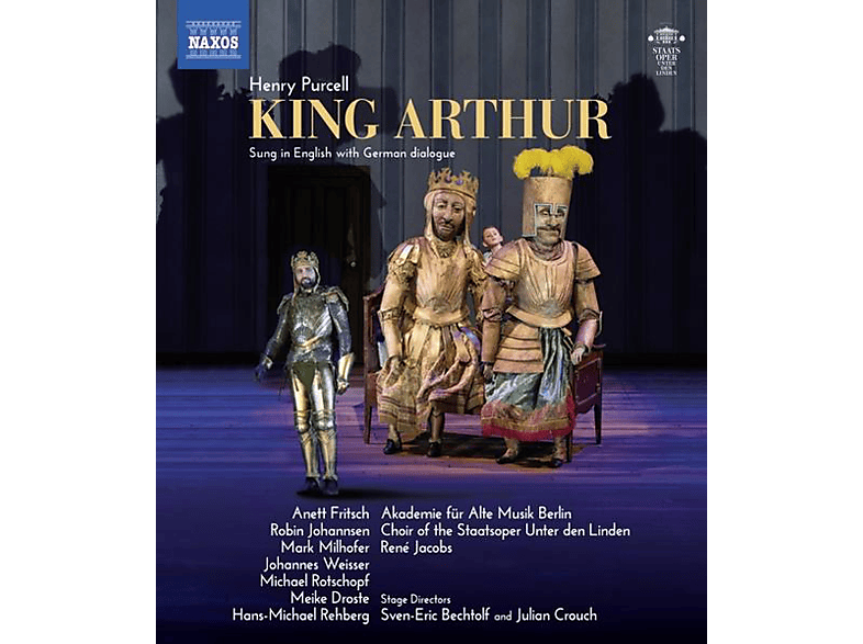 Akademie Für Alte Musik Berlin, Rene Jacobs, Robin Johannsen, Fritsch Anett - KING ARTHUR  - (Blu-ray)