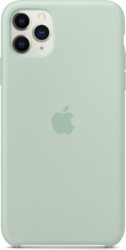APPLE Silikon Case in Beryll für iPhone 11 Pro Max (MXM92ZM/A) Backcover, für Apple iPhone 11 Pro Max, Beryll