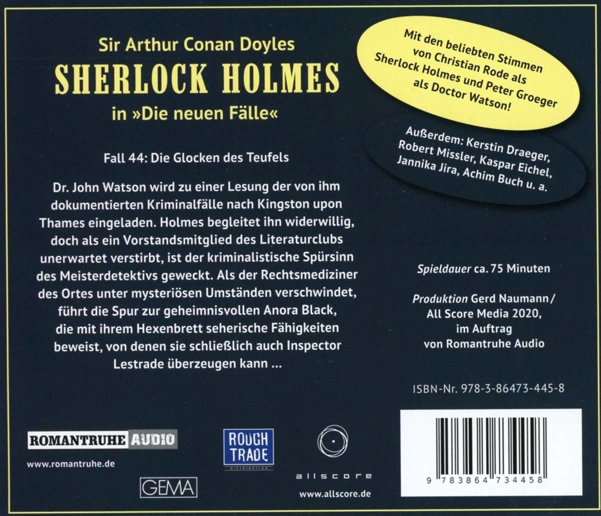 Holmes Sherlock - Sherlock Holmes - Neue Fälle (44): Die Glocken des Teufels  - (CD)