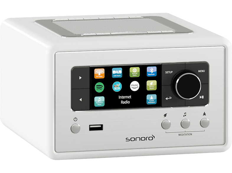 SONORO Internet radio WiFi DAB+ Relax Wit (31811WH)