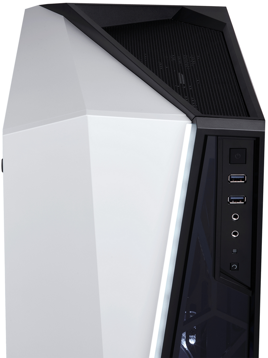 Chasis PC - Corsair Carbide Spec-Omega, 1x auriculares, 1x MIC, 2x USB 3.0, Midi Tower, Acero, Negro