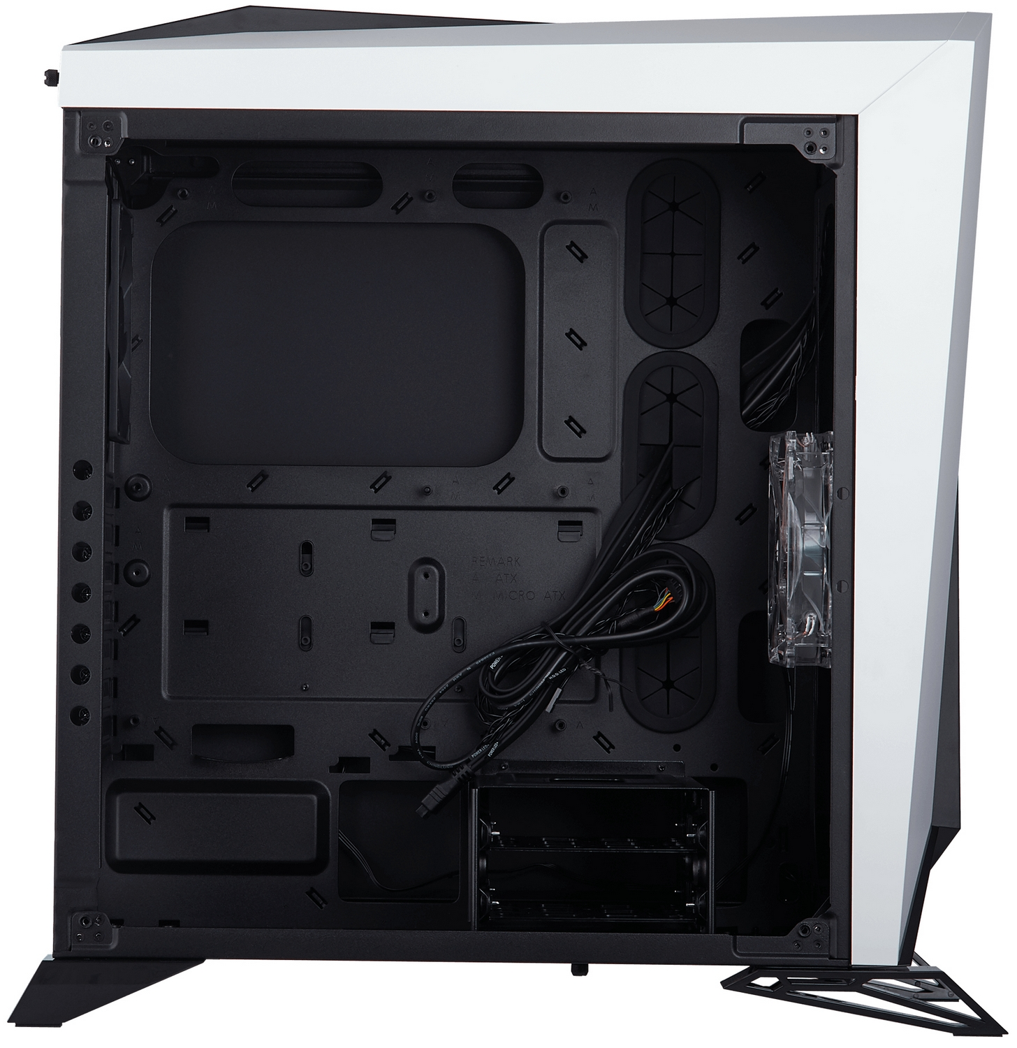 Chasis PC - Corsair Carbide Spec-Omega, 1x auriculares, 1x MIC, 2x USB 3.0, Midi Tower, Acero, Negro
