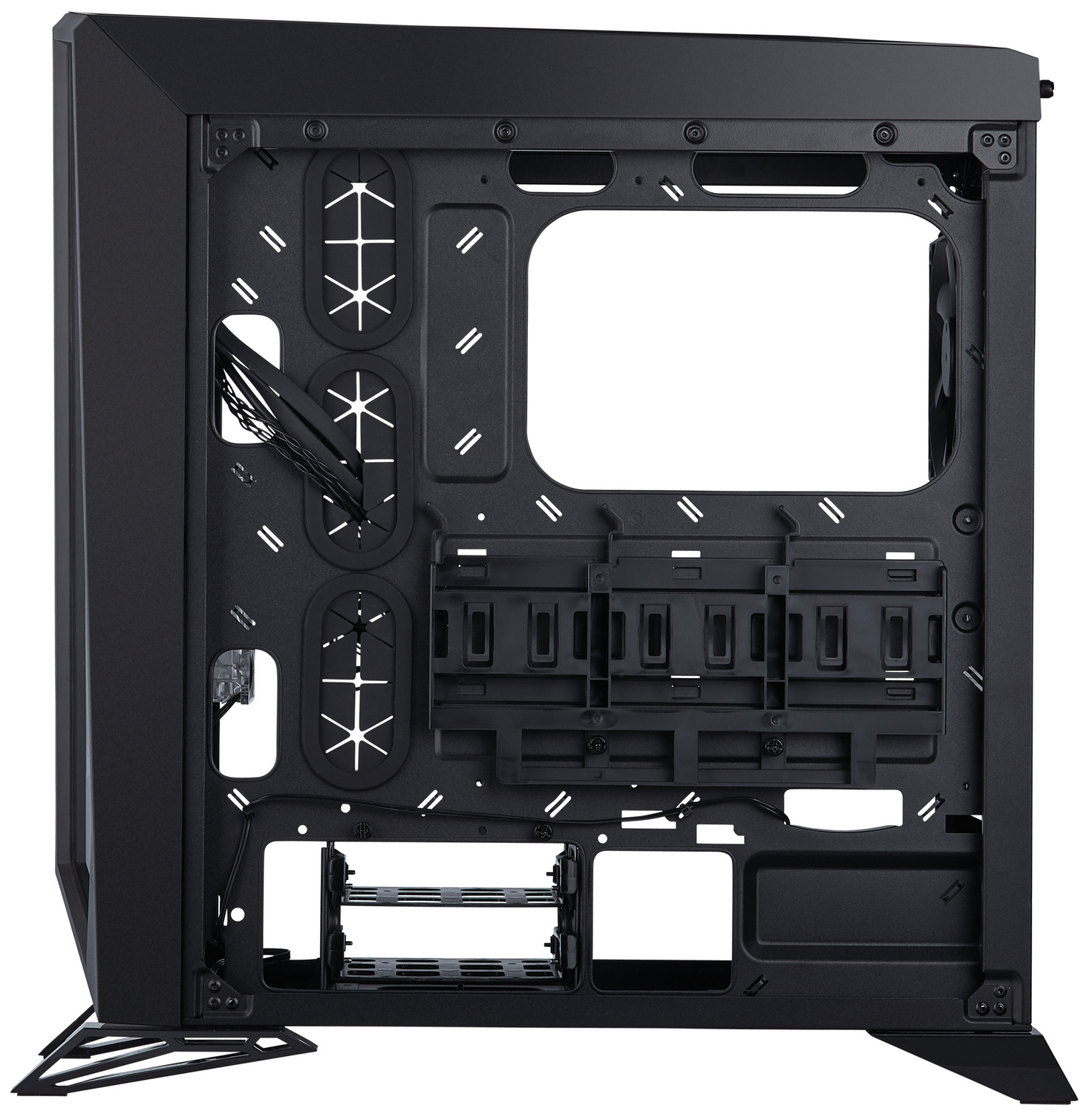 Chasis PC - Corsair Carbide Spec-Omega, 1x auriculares, 1x MIC, 2x USB 3.0, Midi Tower, Acero, Negro