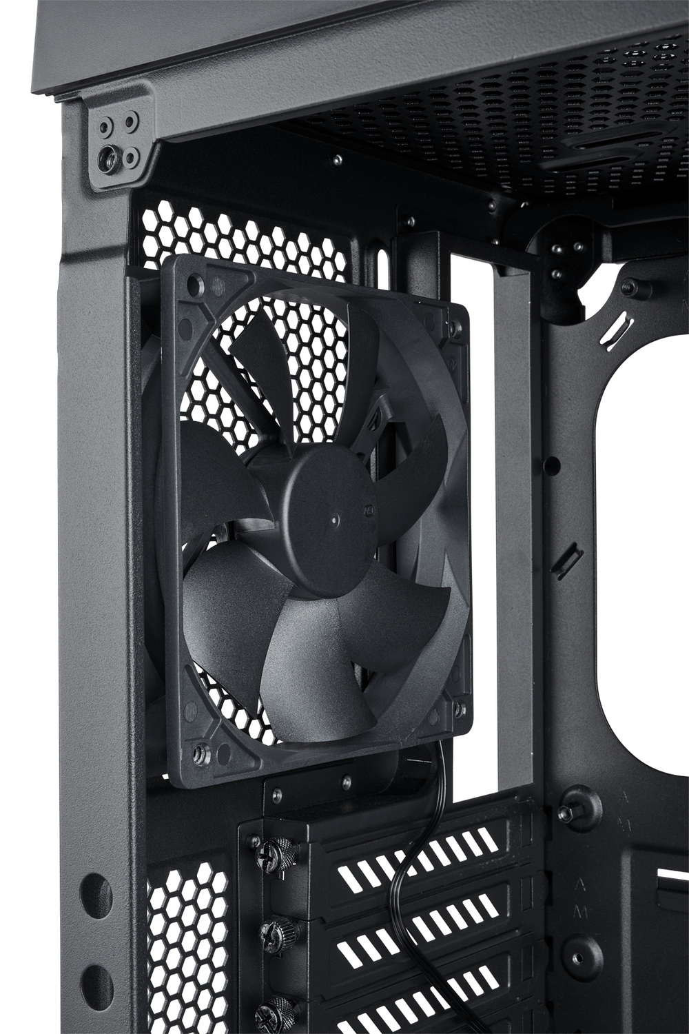 Chasis PC - Corsair Carbide Spec-Omega, 1x auriculares, 1x MIC, 2x USB 3.0, Midi Tower, Acero, Negro