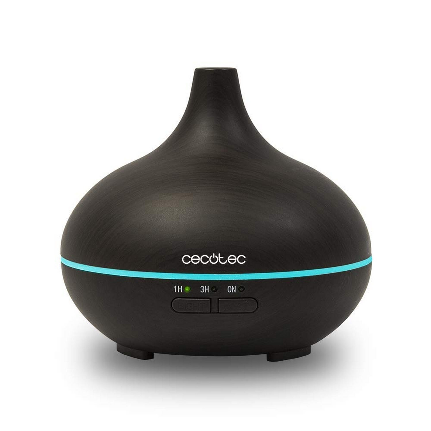 Humidificador - Cecotec Pure Aroma 150 Yin, Función aromas, 750ml, Programable, 7 luces LED, Silencioso, Negro