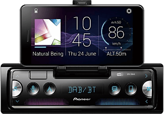 PIONEER SPH-20DAB - Autoradio (1 DIN, Schwarz)