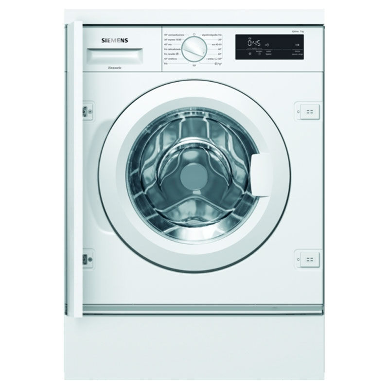 Lavadora carga frontal - Siemens WI14W541ES, 8 kg, 1400 rpm, Motor iQdrive, waterPerfect, Blanco