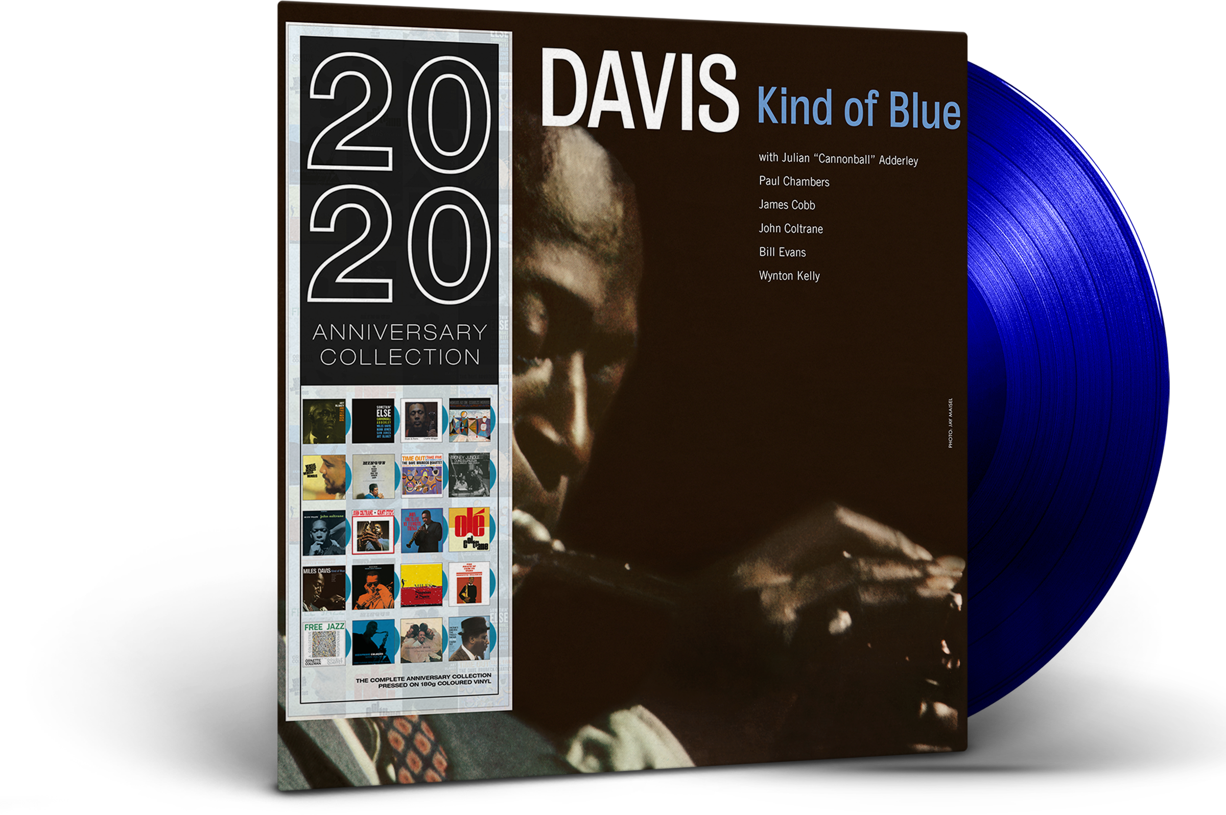 Miles Davis - Kind Of Blue (180 gram Edition) (Blue Vinyl) (Vinyl LP (nagylemez))