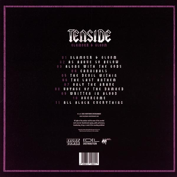 Albumcover für Tenside. Text ist weiß auf dunkellila Hintergrund mit lila Rahmen.