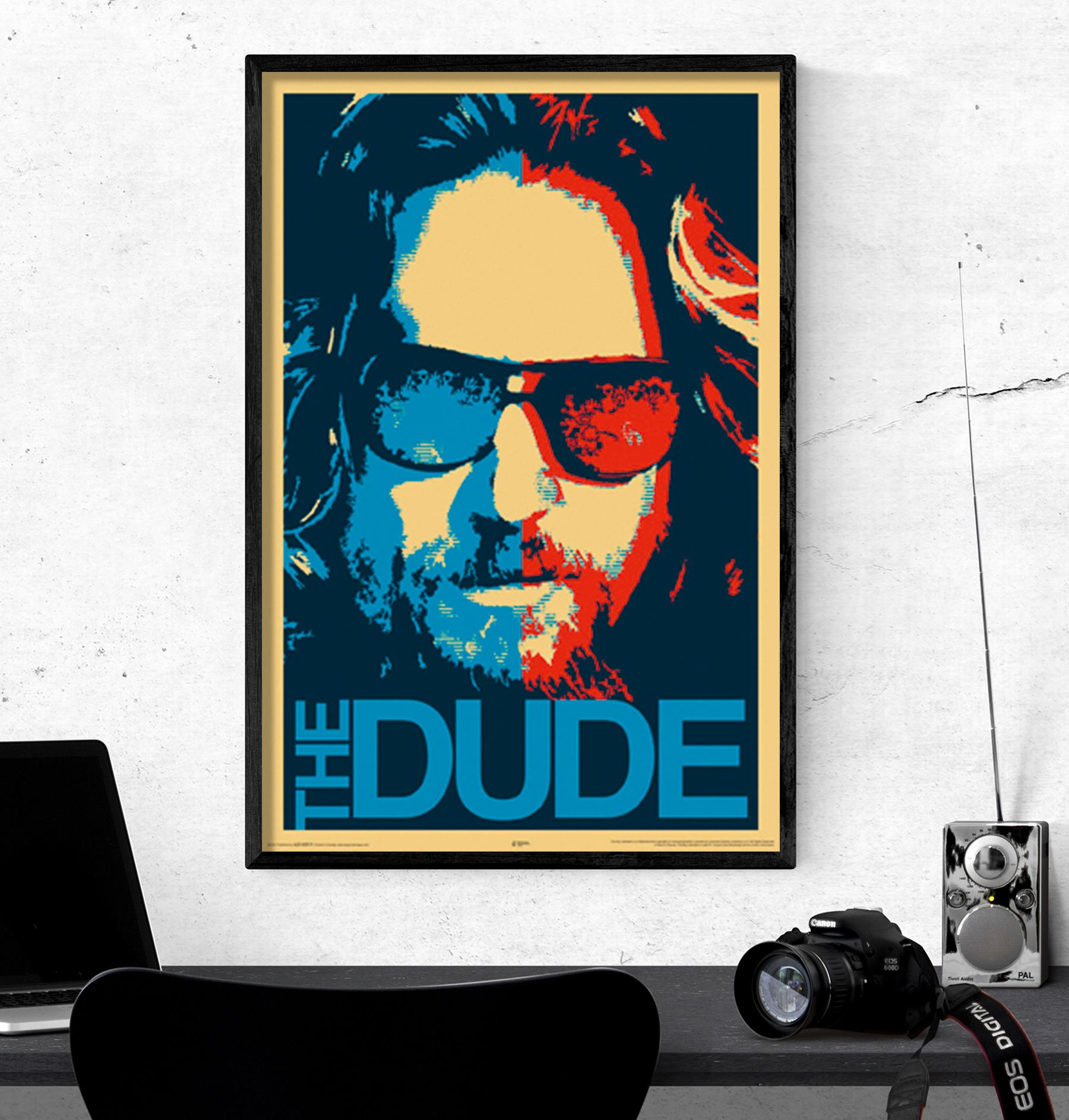 CLOSE UP The Big Lebowski Poster The Dude Großformatige Poster