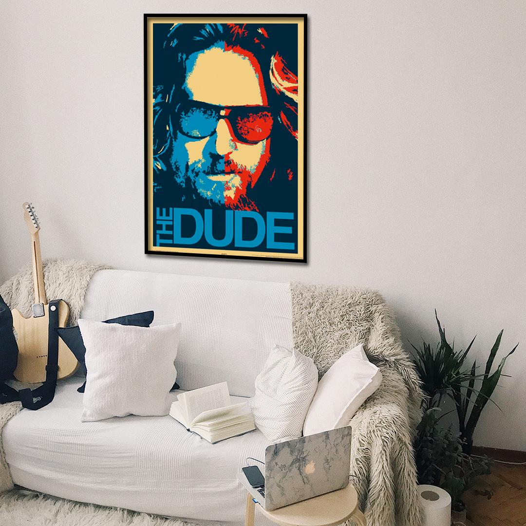 CLOSE UP The Big Lebowski Poster The Dude Großformatige Poster