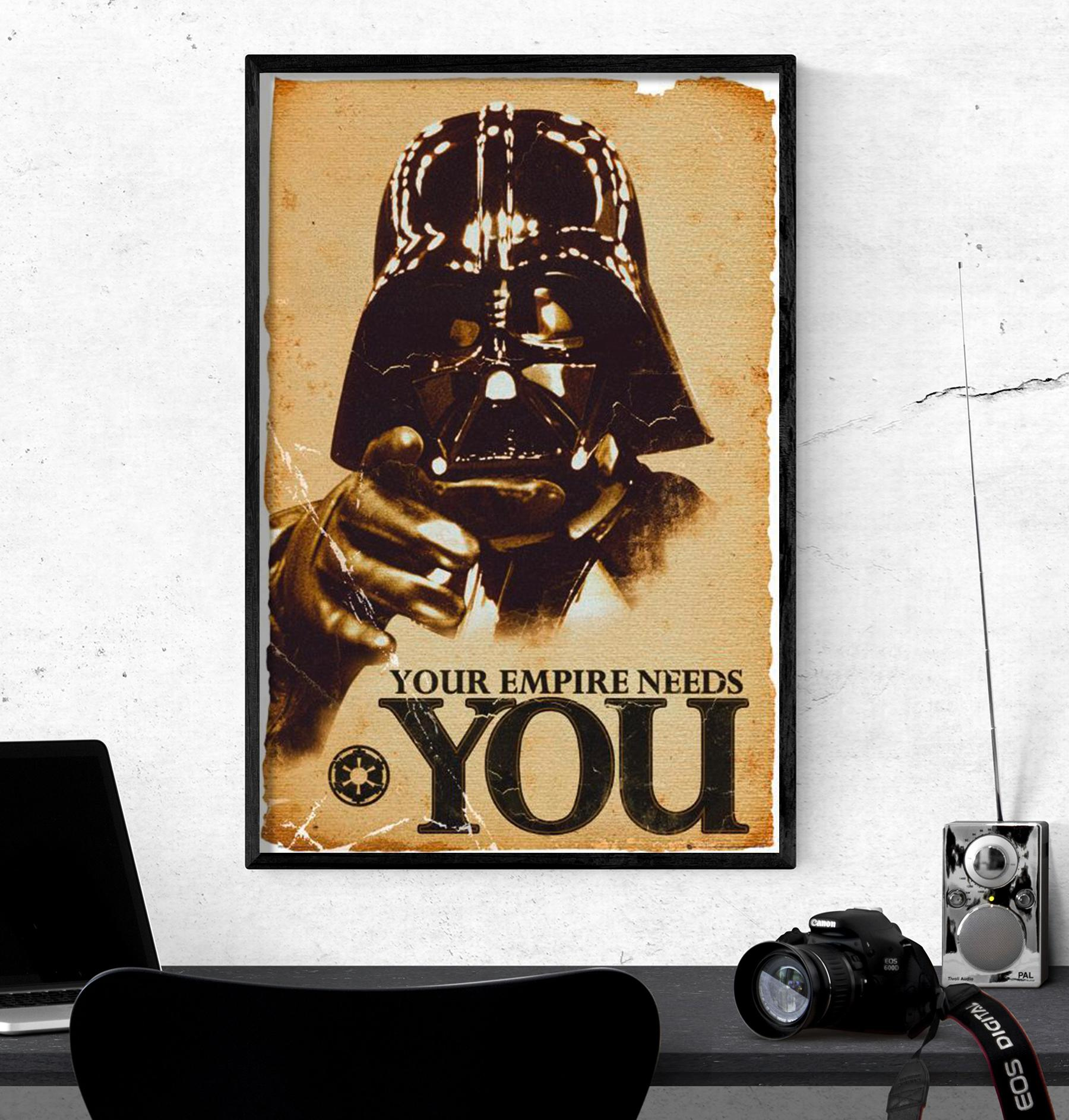 CLOSE UP Star Wars Poster Darth Vader Your Empire Needs You Großformatige Poster