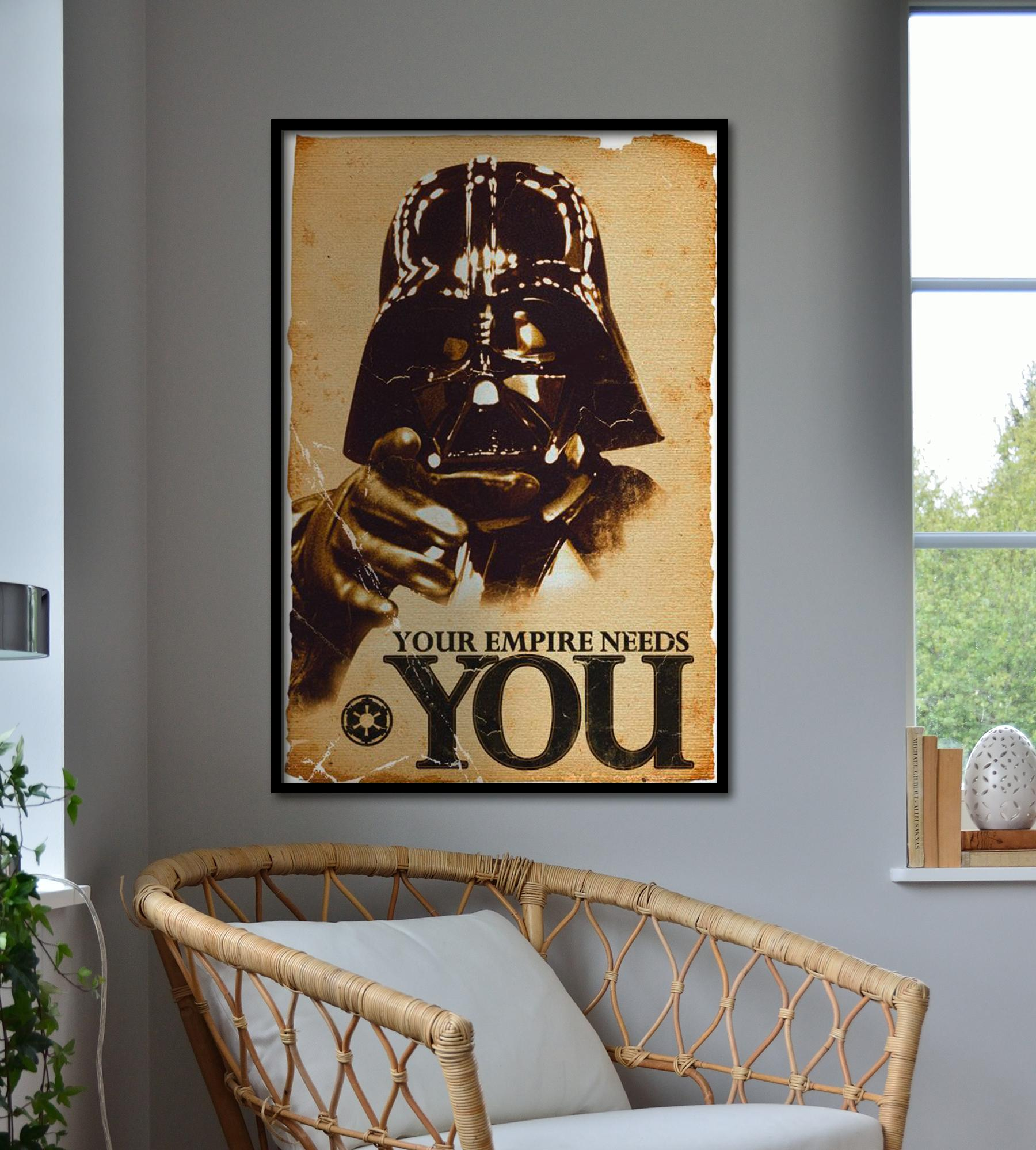 CLOSE UP Star Wars Poster Darth Vader Your Empire Needs You Großformatige Poster