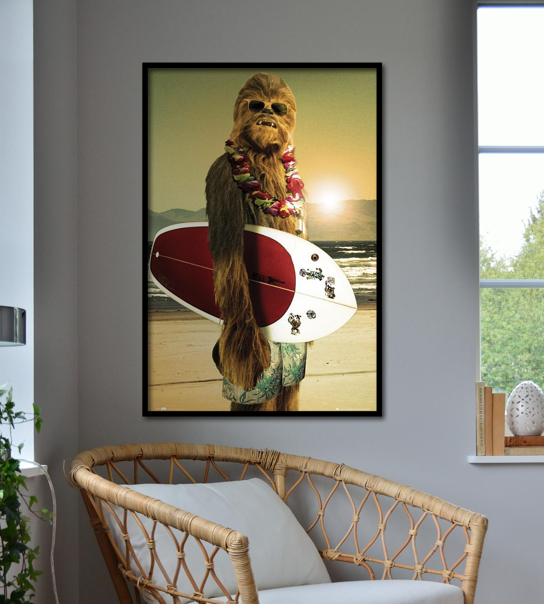 GB EYE Star Wars Poster Chewbacca Surfin' Großformatige Poster