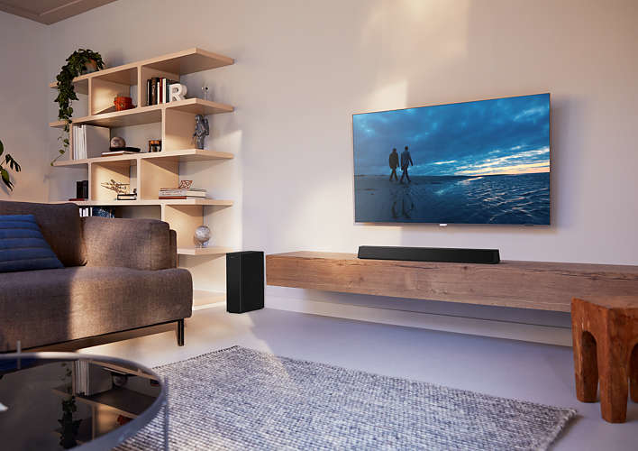 PHILIPS HTL 3310, Soundbar, Schwarz