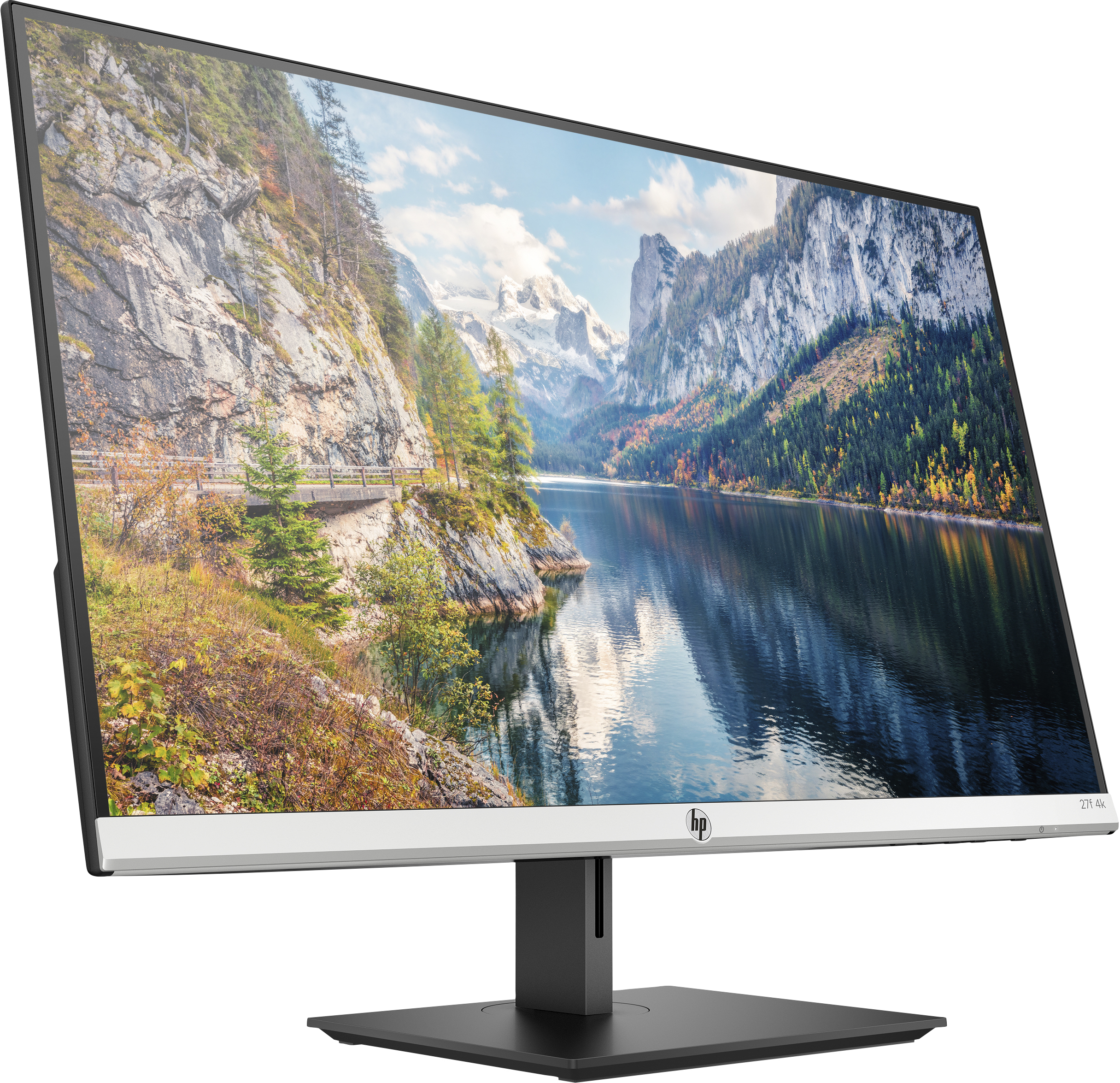 HP 27F 4K - 27 inch - 3840 x 2160 (Ultra HD 4K) - IPS-paneel - in hoogte verstelbaar