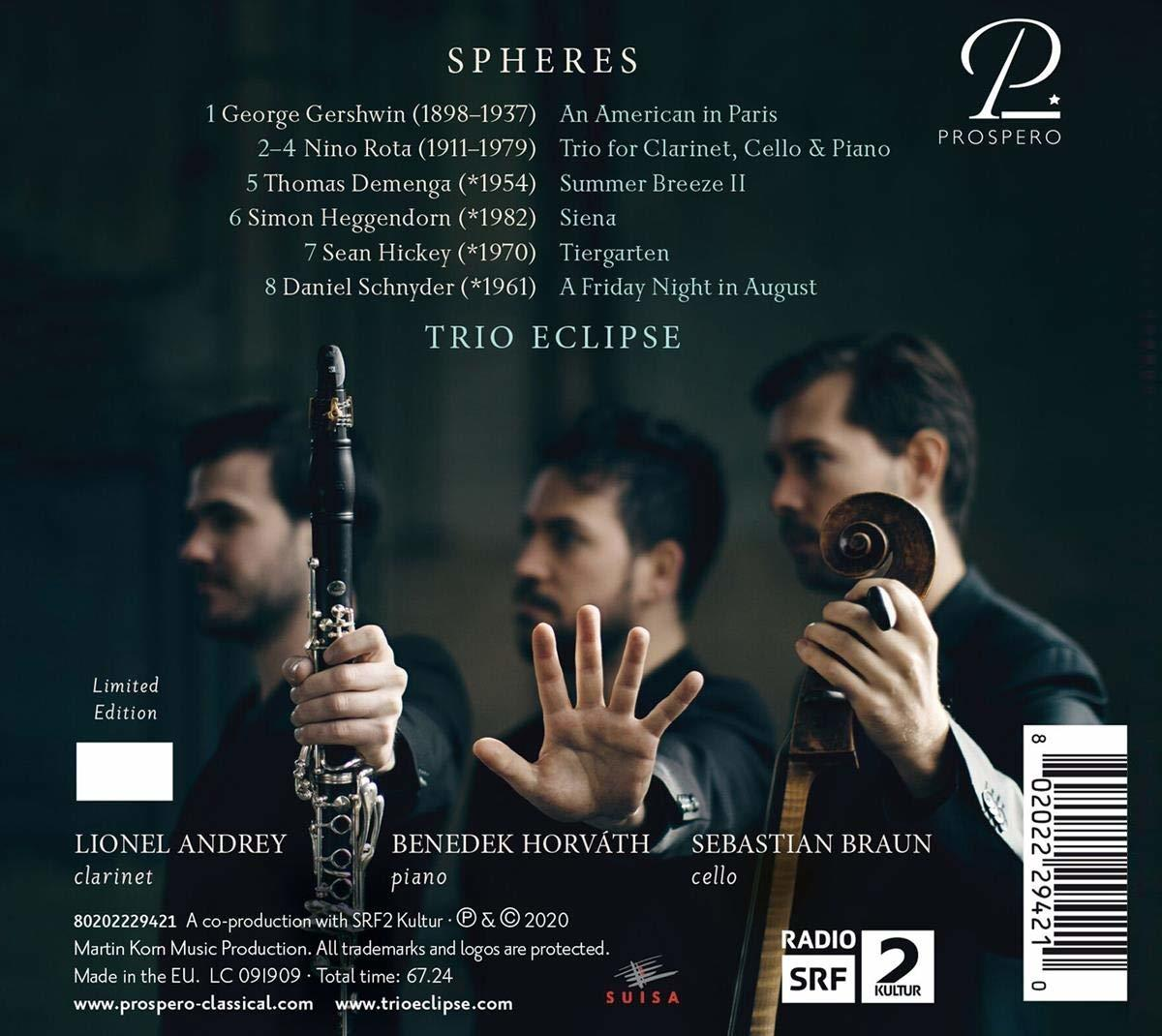Trio Eclipse - Spheres (Limited Edition)  - (CD)