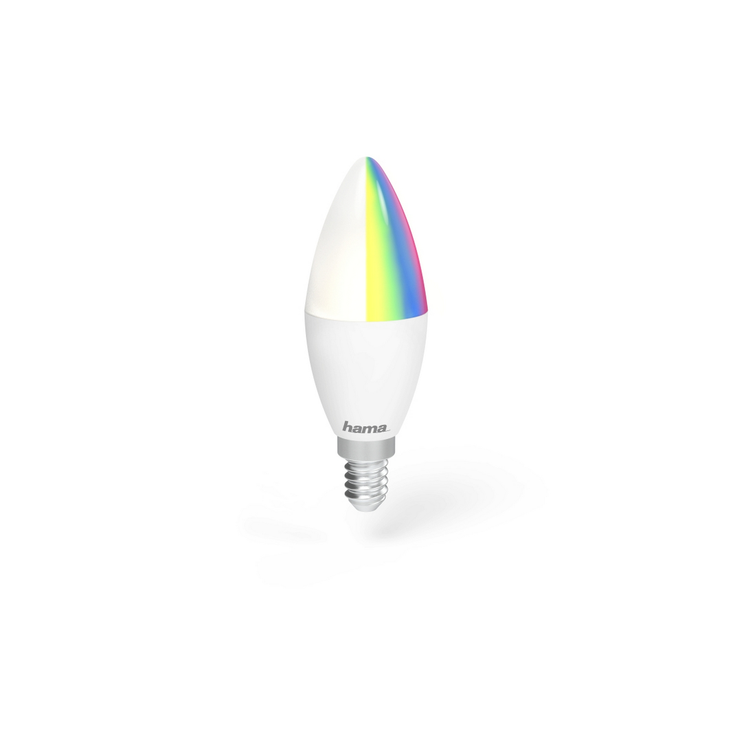 Bombilla Inteligente Hama e14 wifi luz regulable 4.5w alexa google assistant led multicolor rgb 176549 compatible con assistantappsin 4.5 e14hama 45w