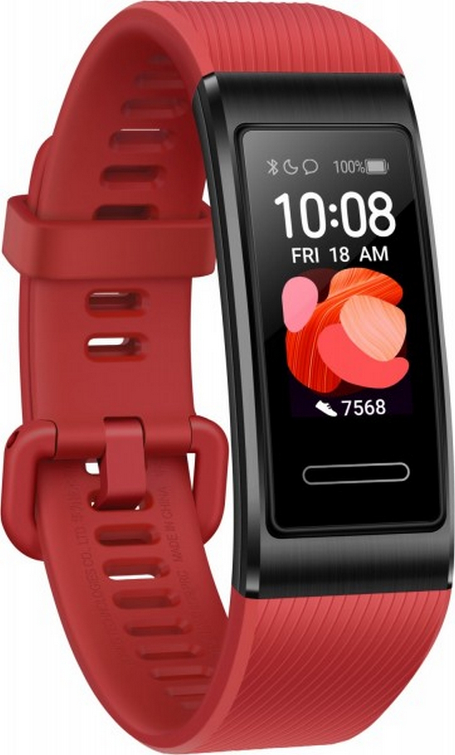 Pulsera de actividad - Huawei Band 4 Pro, AMOLED, Acelerómetro, Giroscopio, Proximidad, Rojo