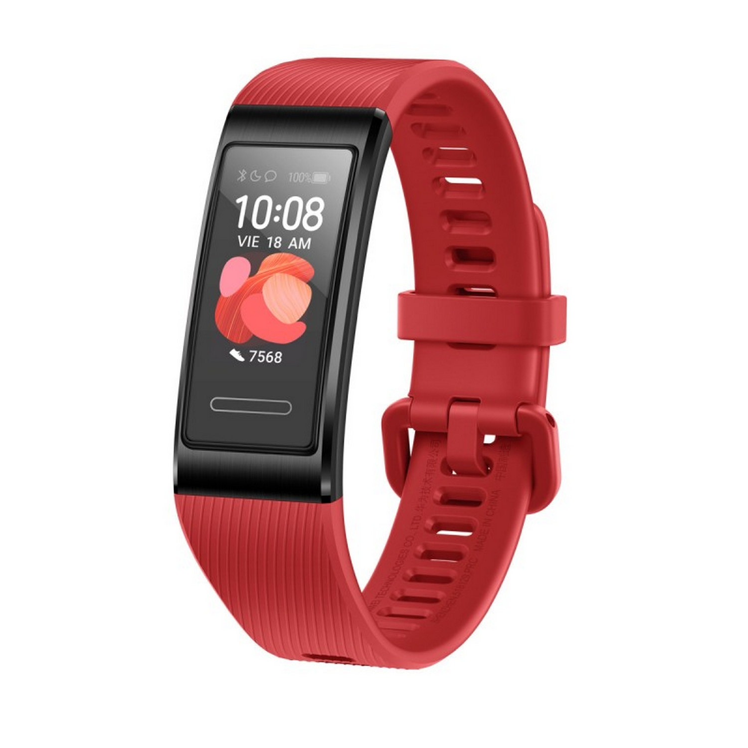 Pulsera de actividad - Huawei Band 4 Pro, AMOLED, Acelerómetro, Giroscopio, Proximidad, Rojo