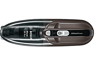 Aspirador de mano - Bosch BHN16L, Sin bolsa, 16 V, Ciclónico, 0.3 l, 2 Velocidades, 40 min, Negro