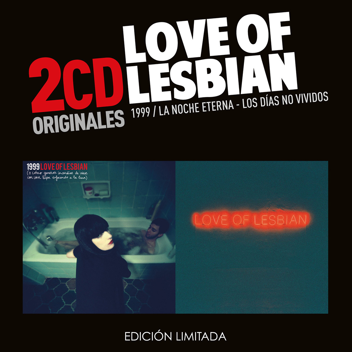 Love Of Lesbian - 1999 o Cómo Generar Incendios de Nieve / La Noche Eterna. Los Días No Vividos - 2 CD