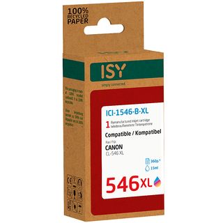 Cartucho de tinta - ISY ICI-1546-B-XL Para Canon CL-546 XL, Multicolor