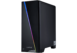 CAPTIVA R50-872, Gaming PC mit Ryzen 5 Prozessor, 16 GB RAM, 480 GB SSD, 1 TB HDD, RX 580, 8 GB
