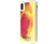 GUESS iPhone X/XS sötétben világító tok, rózsaszín, sárga homokkal (GUHCPXGLCPI)