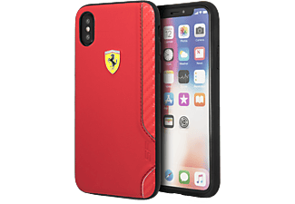 FERRARI On-Track Racing Shield iPhone XR puha gumi tok, piros (FESITHCI61RE)