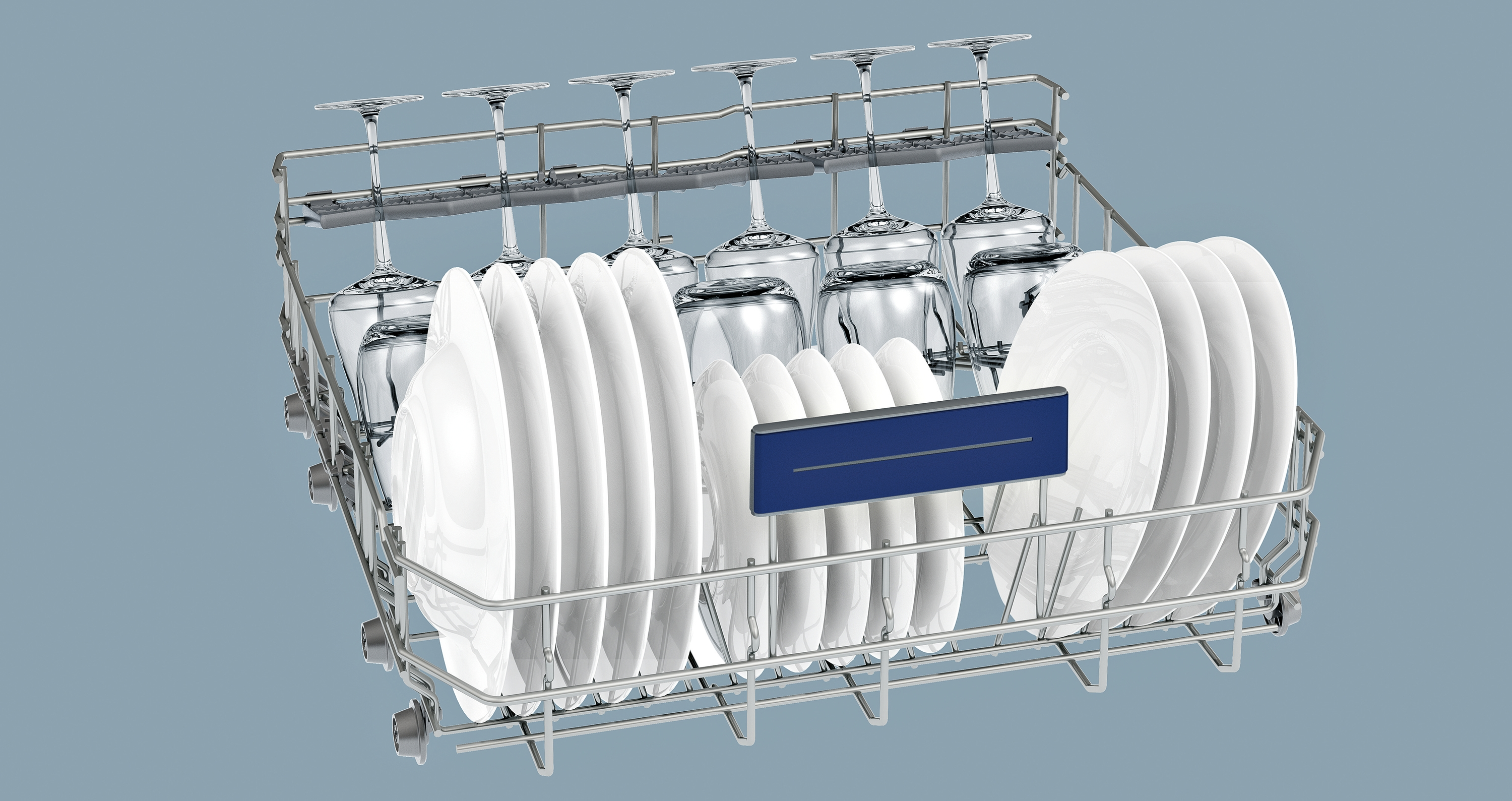 Lavavajillas integrable - Siemens SN636X18NE, 14 servicios, 5 programas, 60 cm, Bandeja para cubiertos, Inox
