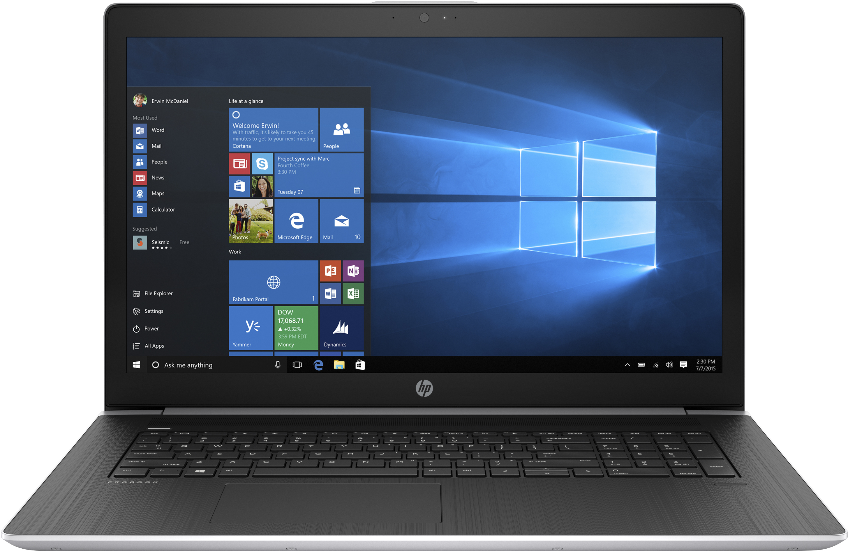 HP - B2B ProBook 470 G5 - 17,3 Zoll - Intel® Core™ i7 i7-8550U - 16 GB - 1 TB