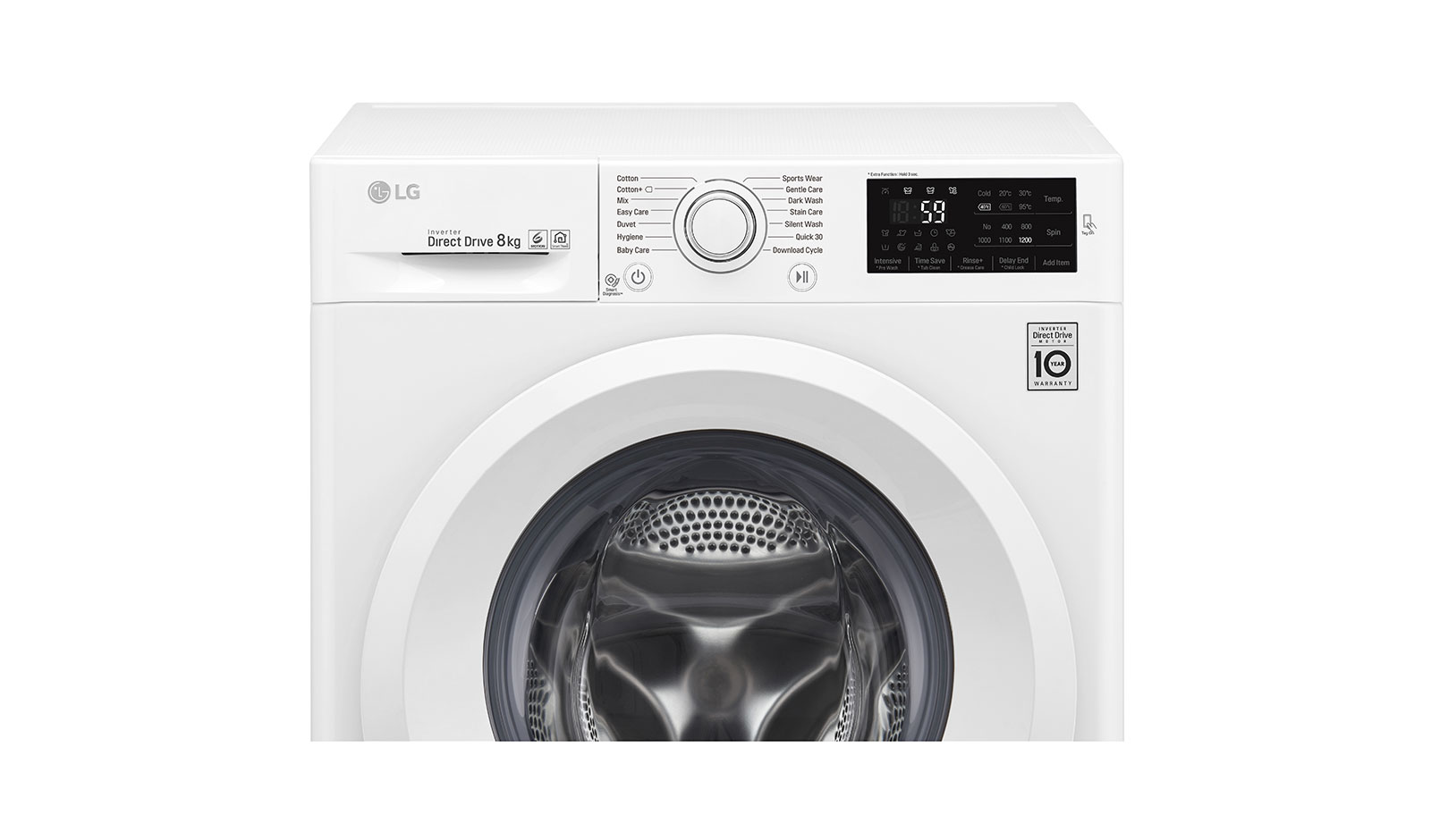 LG F2J5TNP3W.ABWPLTK A+++ Enerji Sınıfı 8Kg 1200 Devir Çamaşır Makinesi Beyaz