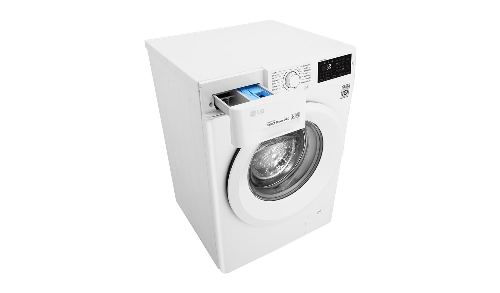 LG F2J5TNP3W.ABWPLTK A+++ Enerji Sınıfı 8Kg 1200 Devir Çamaşır Makinesi Beyaz