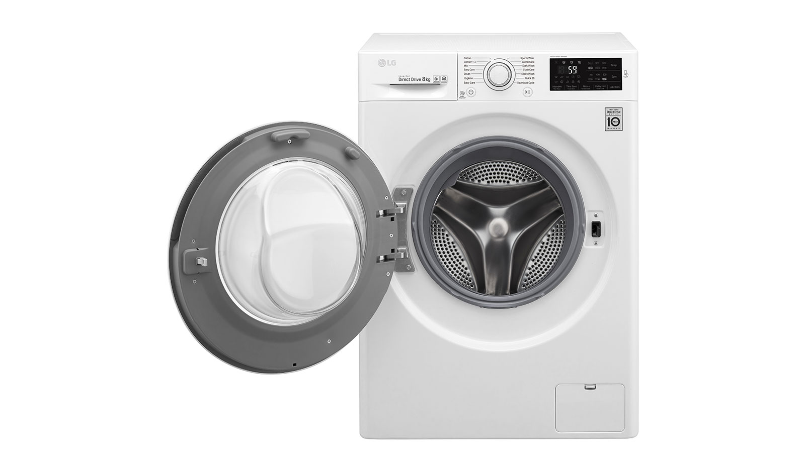 LG F2J5TNP3W.ABWPLTK A+++ Enerji Sınıfı 8Kg 1200 Devir Çamaşır Makinesi Beyaz