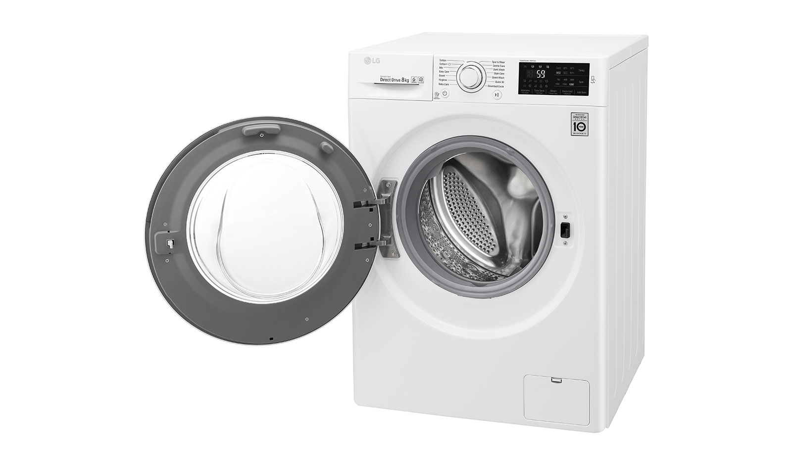 LG F2J5TNP3W.ABWPLTK A+++ Enerji Sınıfı 8Kg 1200 Devir Çamaşır Makinesi Beyaz